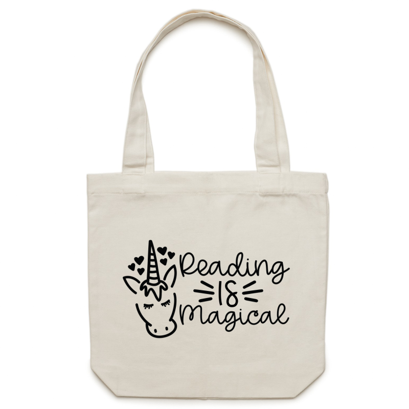 Reading is magical - Canvas Tote Bag