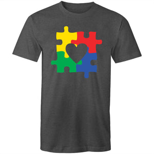 Autism puzzle heart