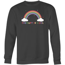 Load image into Gallery viewer, Therapy is cool - Crew Sweatshirt