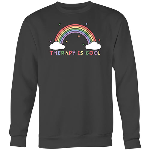 Therapy is cool - Crew Sweatshirt