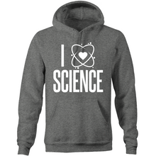 Load image into Gallery viewer, I heart science - Pocket Hoodie Sweatshirt
