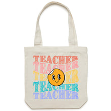 Load image into Gallery viewer, Teacher - Canvas Tote Bag