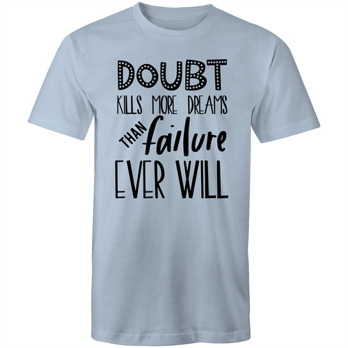 Doubt kills more dreams than failure ever will