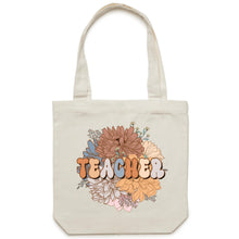 Load image into Gallery viewer, Teacher - Canvas Tote Bag