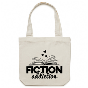Fiction addiction - Canvas Tote Bag