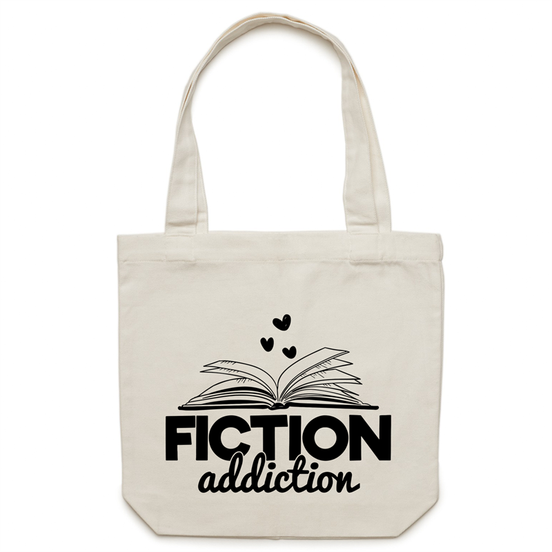 Fiction addiction - Canvas Tote Bag