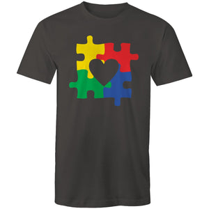 Autism puzzle heart