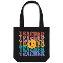 Load image into Gallery viewer, Teacher - Canvas Tote Bag