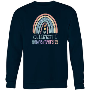 Celebrate neurodiversity - Crew Sweatshirt