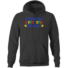 Load image into Gallery viewer, Celebrate different abilities - Pocket Hoodie Sweatshirt