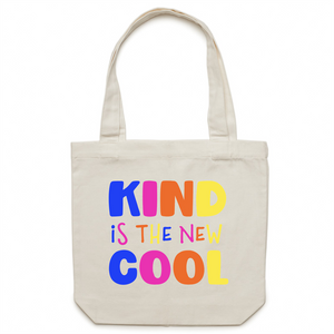 Kind is the new cool - Canvas Tote Bag