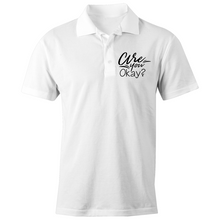 Load image into Gallery viewer, Are you okay? - S/S Polo Shirt