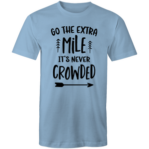 Go the extra mile, it's never crowded