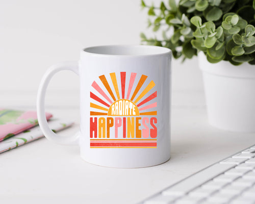 Radiate happiness - 11oz Ceramic Mug